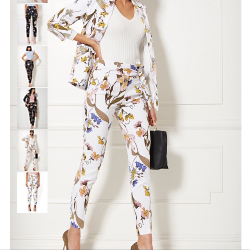 COPY - MADIE PANT - FLORAL - 7TH AVENUE